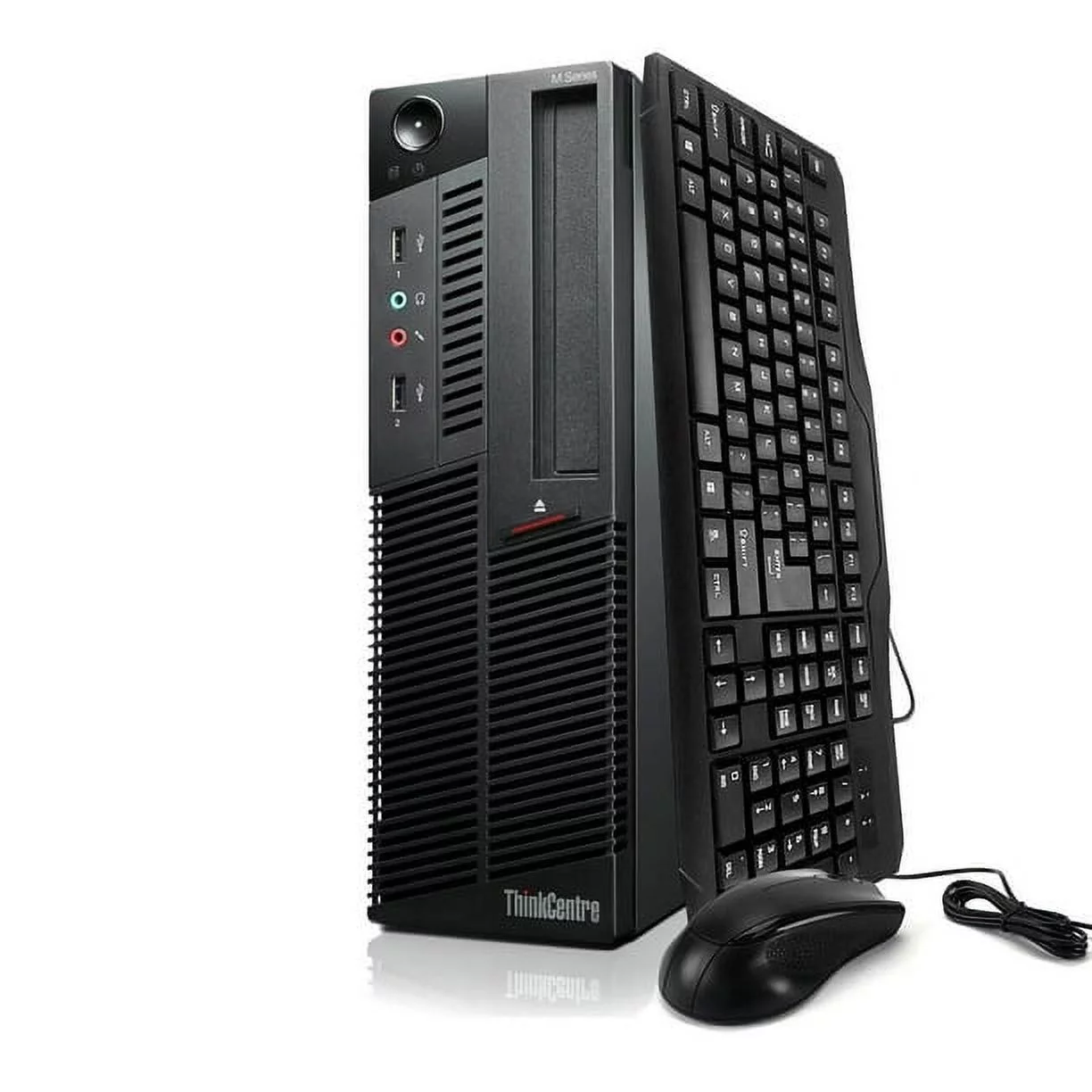 Lenovo M92P Desktop Computer Tower PC Intel Quad-Core i5 3.2GHz Processor 8GB RAM 250GB HDD WIN11 Pro (Monitor Not Included) Wi-Fi, Keyboard & Mouse (Used-Like New) - Curated Treasures Market