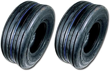 (2) 11x4.00-5 Rib Tires 4 ply Lawn Mower Garden Tractor 11-4.00-5 Pack of 2