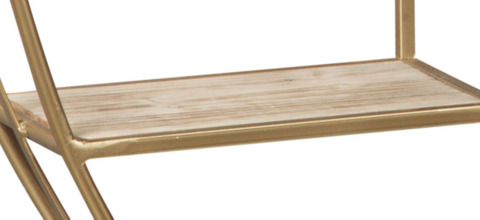 Signature Design by Ashley Elettra Wall Shelf Natural/Gold