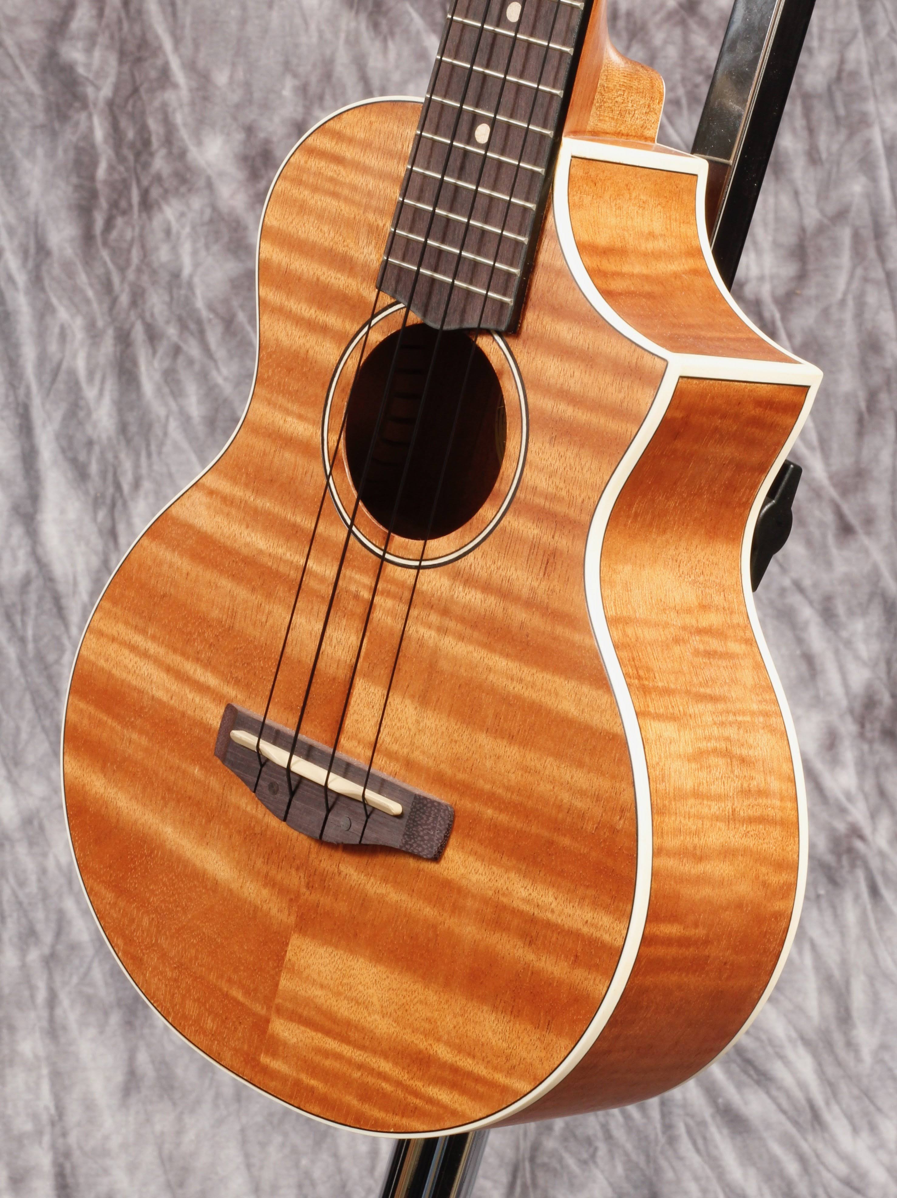 Ibanez UEW15E Acoustic Ukulele, Open Pore Natural