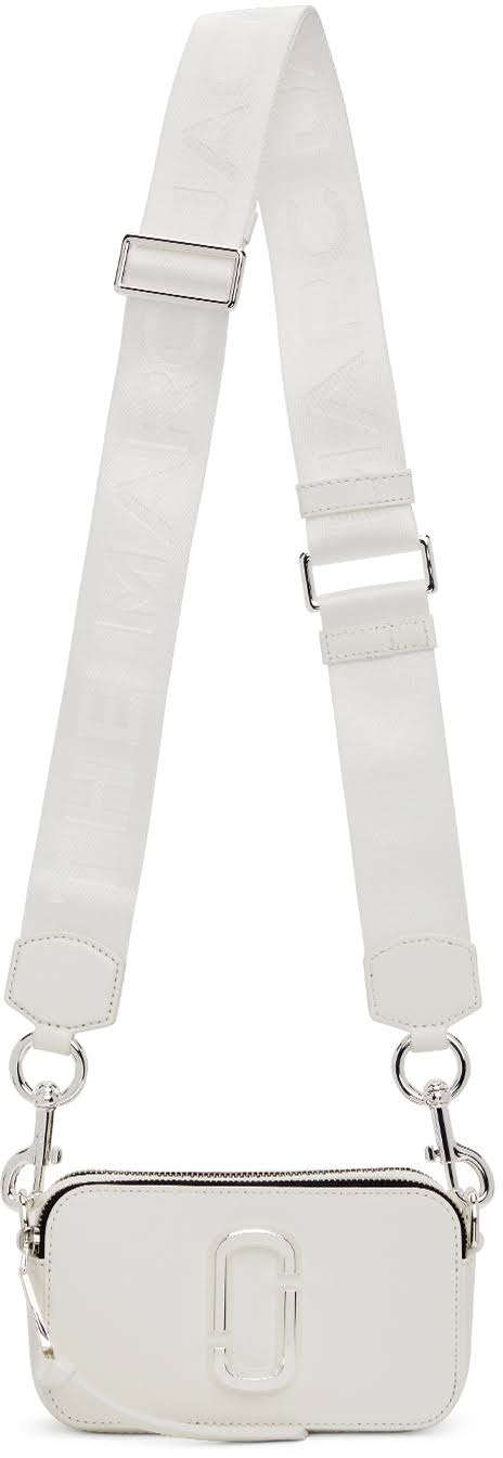 Marc Jacobs White DTM &The Snapshot& Bag