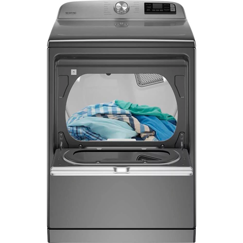 Maytag Med7230h 27" Wide 7.4 Cu. Ft. Energy Star Rated Electric Dryer - Metallic Slate