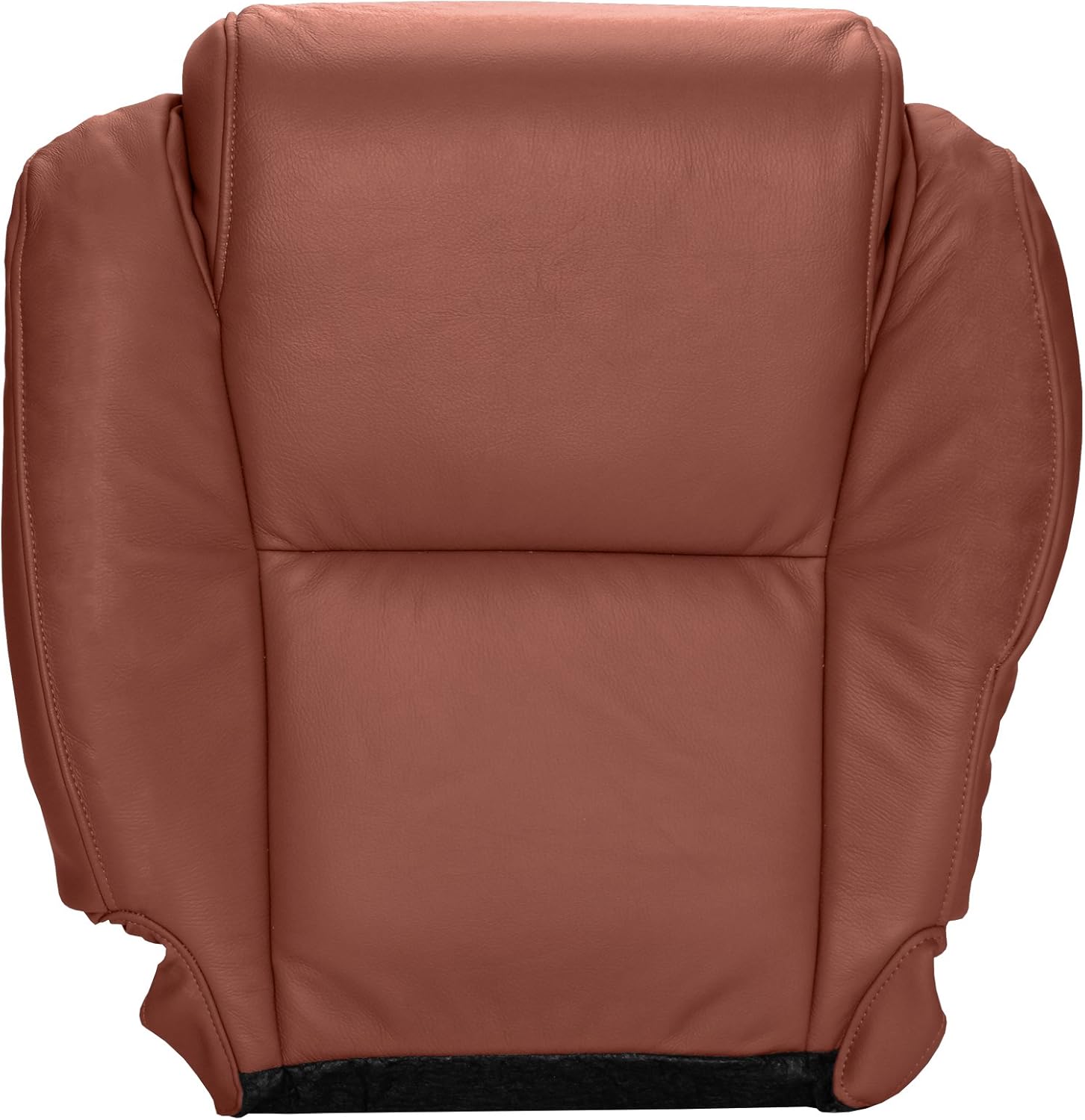 The Seat Shop Driver Bottom Replacement Seat Cover - Red Rock Leather Without Extra Seam (Compatible with 2007 - 2013 Tundra Limited and 2008 - 2014 Sequoia Limited)