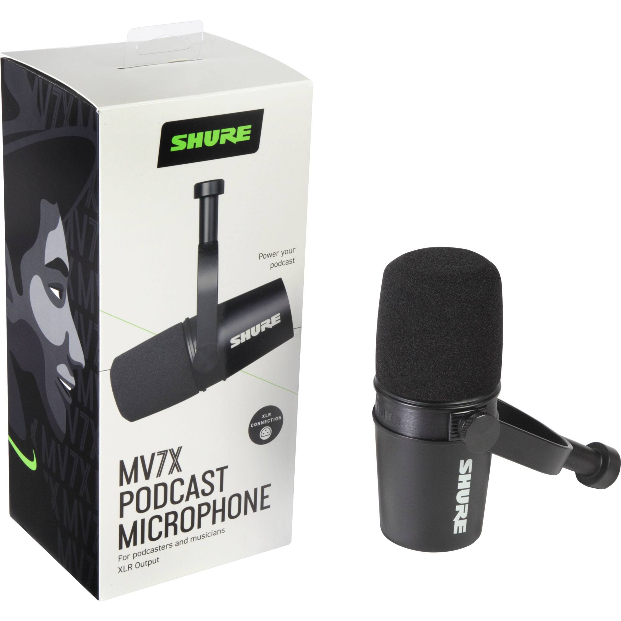 Shure MV7X Podcast XLR Microphone