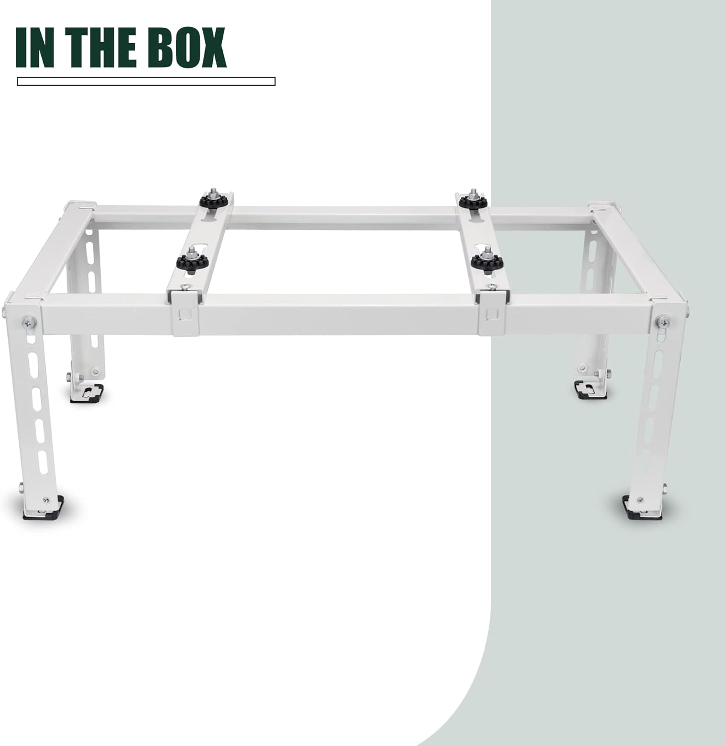 Ground Stand for Mini Split Air Conditioners Heat Pump System, Heavy Duty Condenser Stand, Ductless Mini Split Bracket for 9,000-24,000 BTU