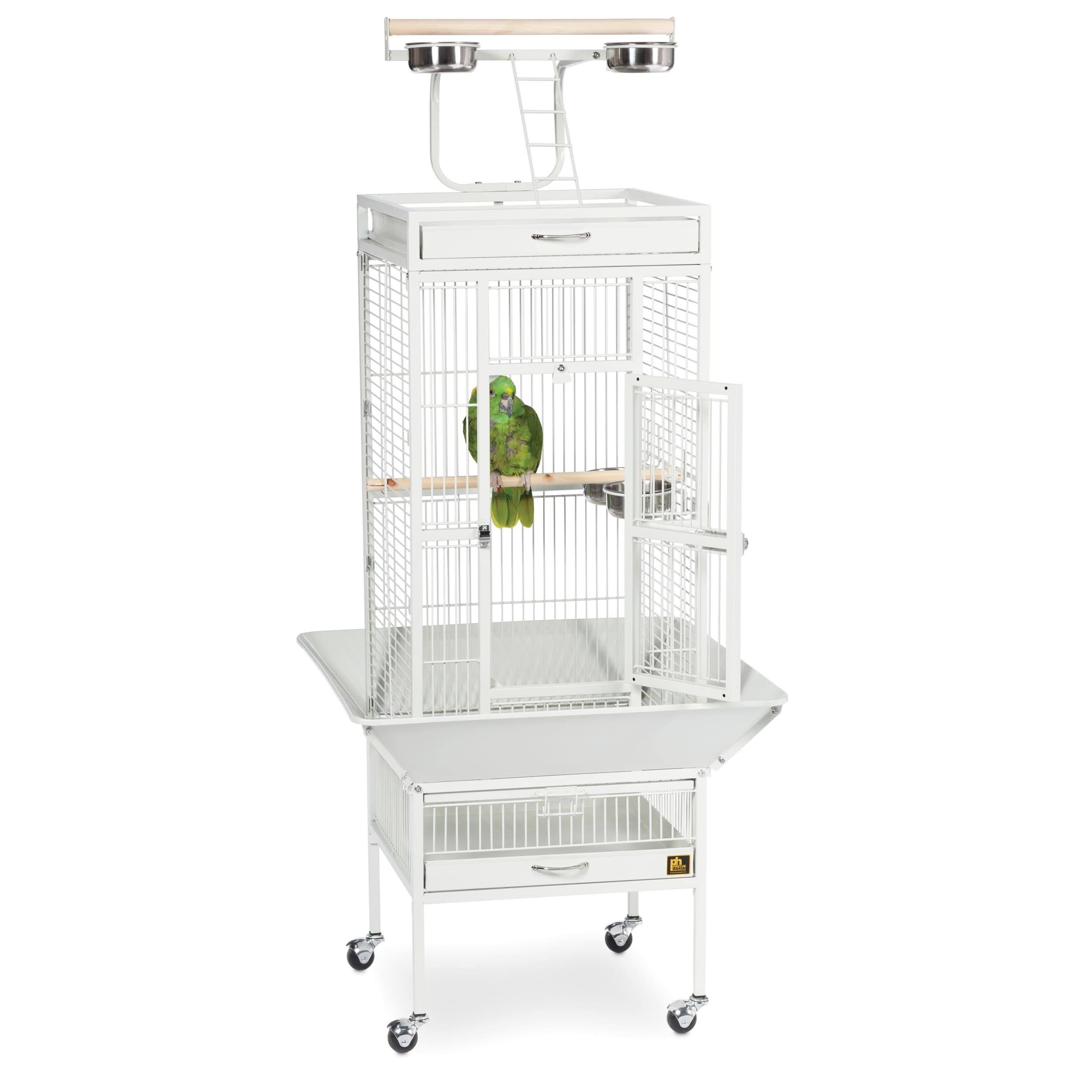 Prevue Hendryx Select Bird Cage, Wrought Iron, Pewter, S