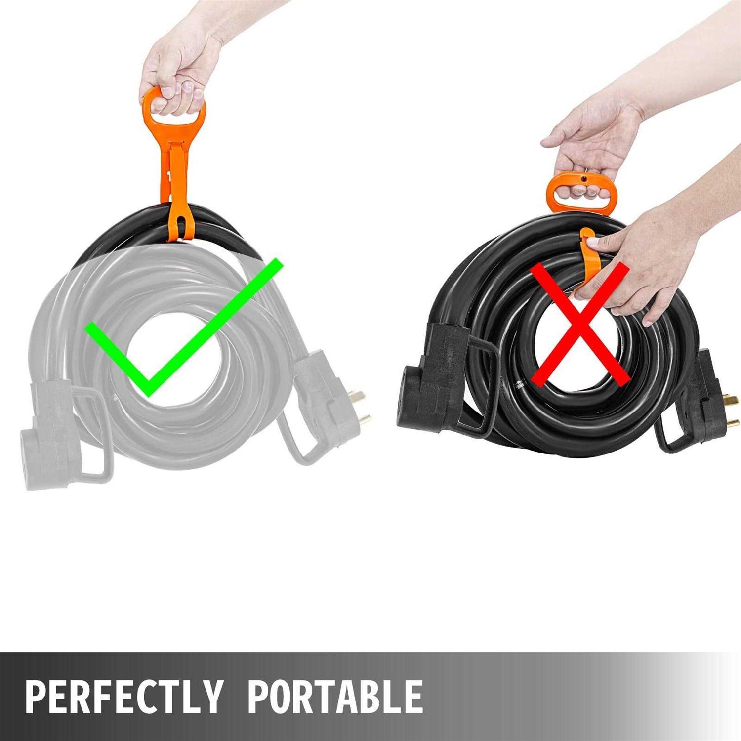 VEVOR RV 30 Amp Extension Cord 30 Heavy Duty TT-30P Power Cord STW - Shop Hardware Tools Online Store