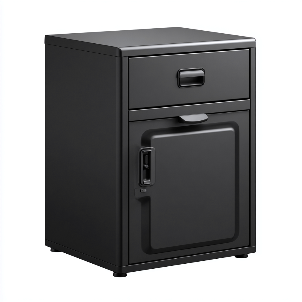 Archivadores metal 45x40x65 cm - negro - diseño industrial-Javoraiahouse