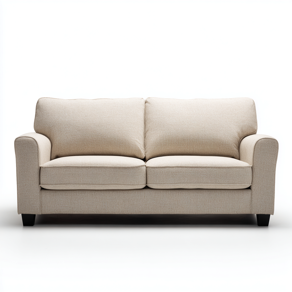 Sofás de 2 plazas tapizado 185x90x90 cm - beige - diseño moderno-Javoraiahouse