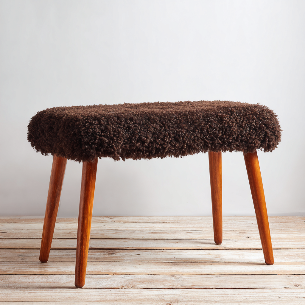 Bancos de dormitorio tapizado 80x38x45 cm marrón - diseño cálido-Javoraiahouse