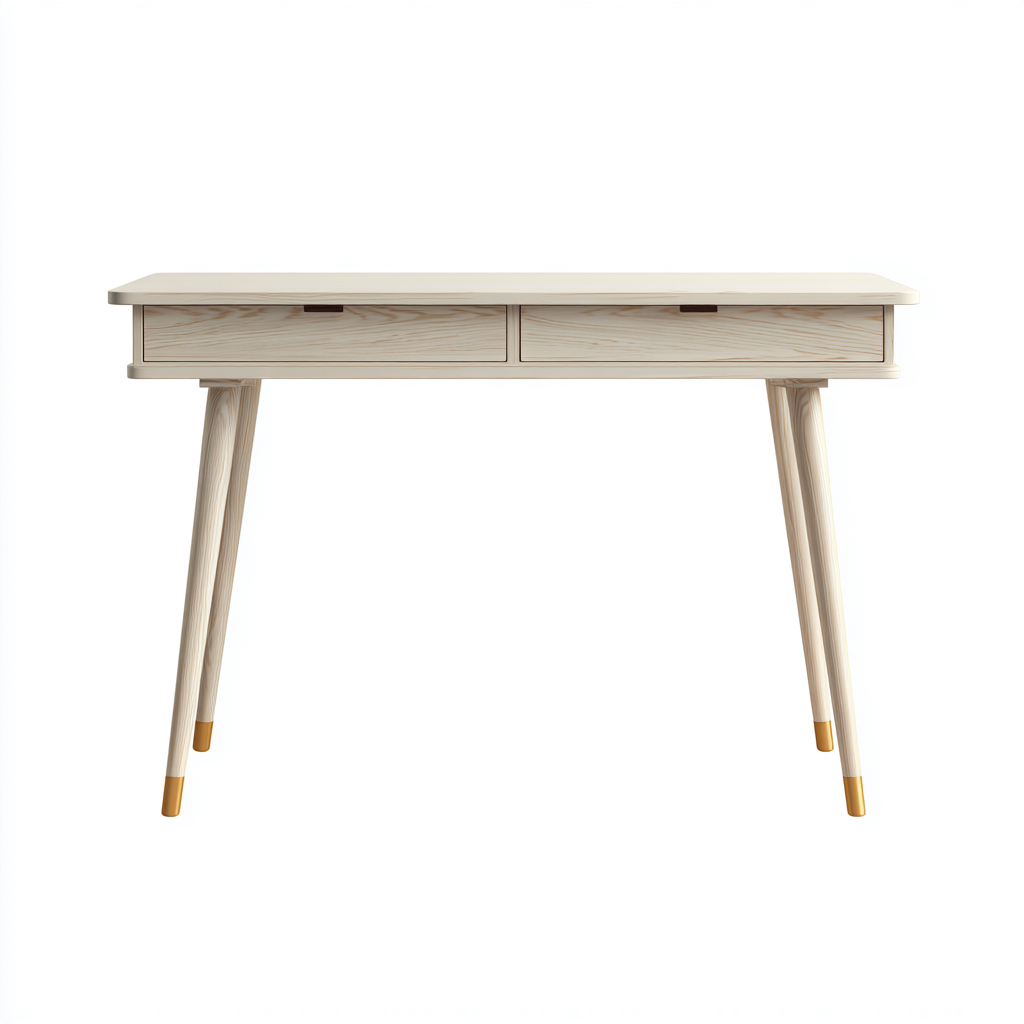Mesas de oficina madera 120x55x75 cm - beige claro - diseño moderno para oficina-Javoraiahouse