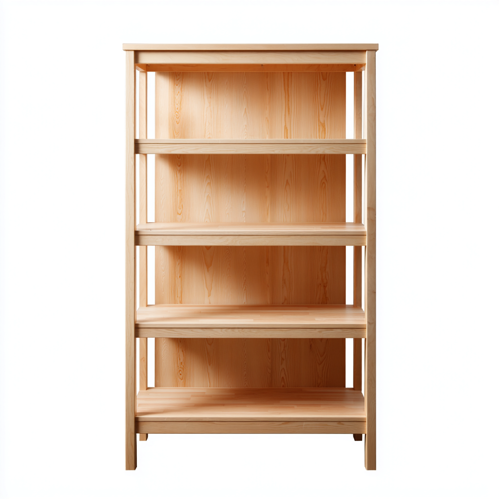 Estanterías de madera 85x32x155 cm - pino natural - diseño sencillo-Javoraiahouse
