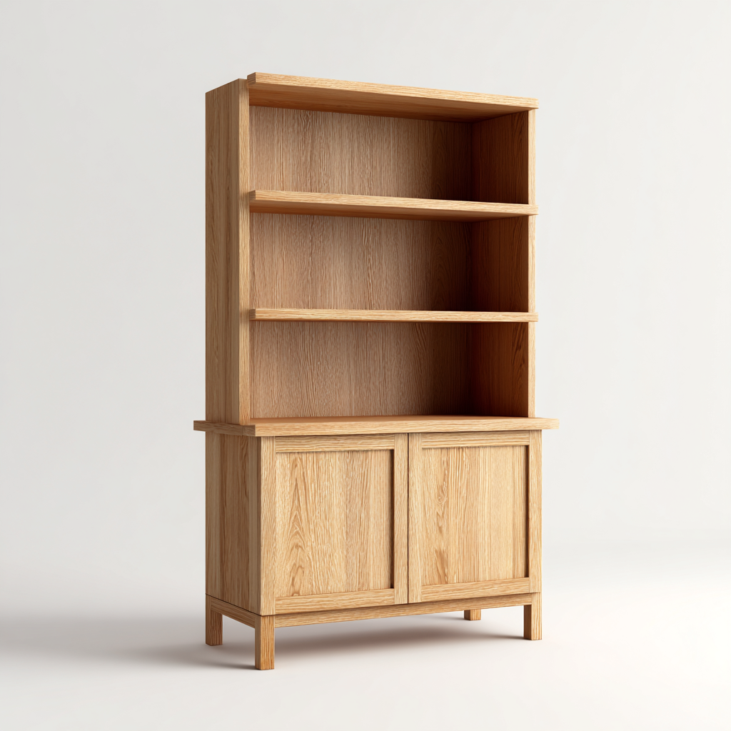 Estanterías madera 80x35x150 cm color madera estilo clásico-Javoraiahouse