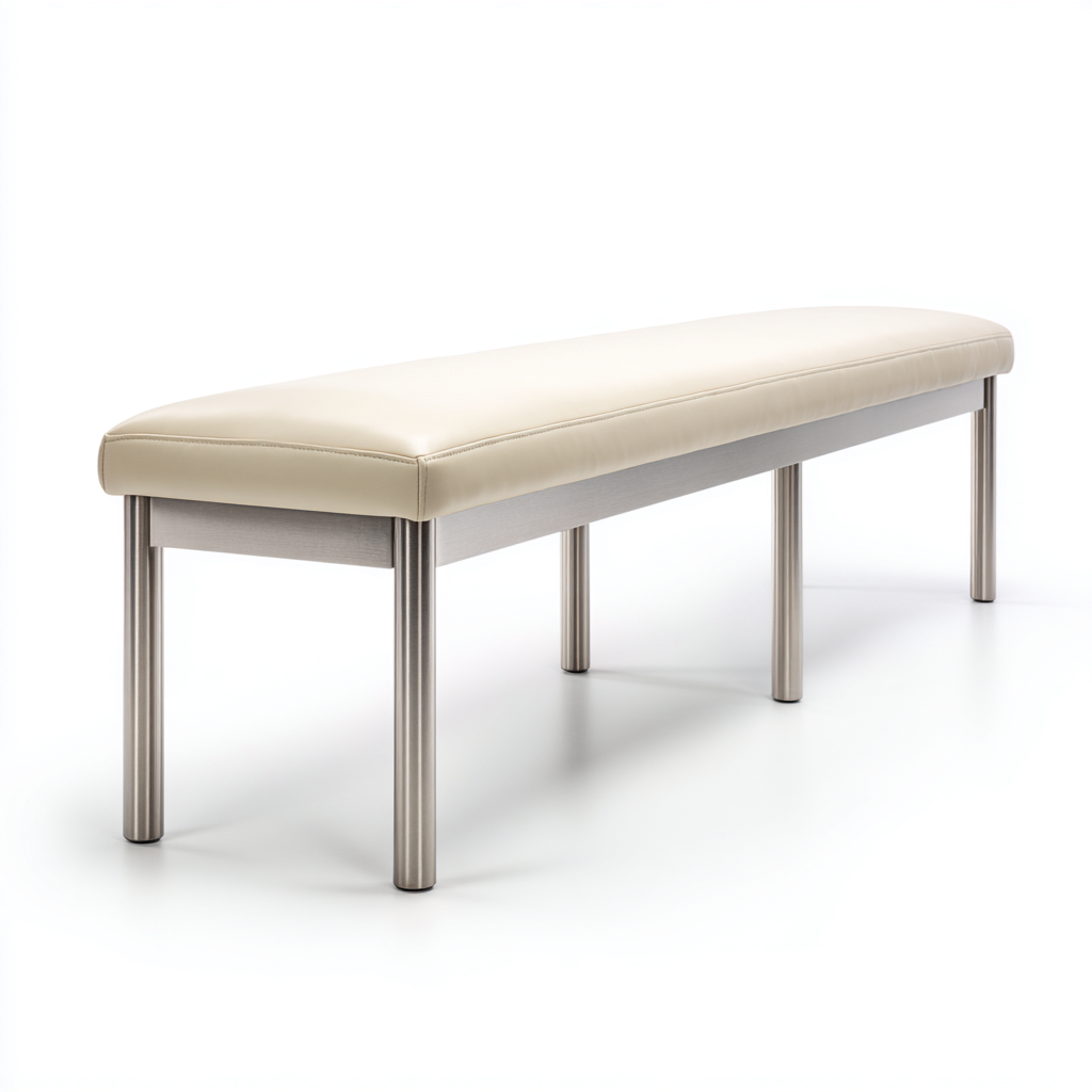 Bancos de dormitorio tapizado 140x38x48 cm beige - diseño moderno-Javoraiahouse