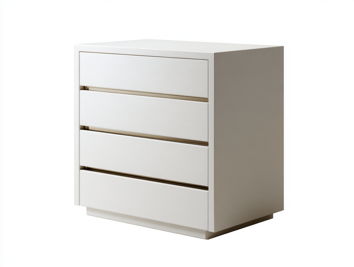 Cómodas madera 82x45x96 cm - Blanco - Estilo contemporáneo-Hasoljahome