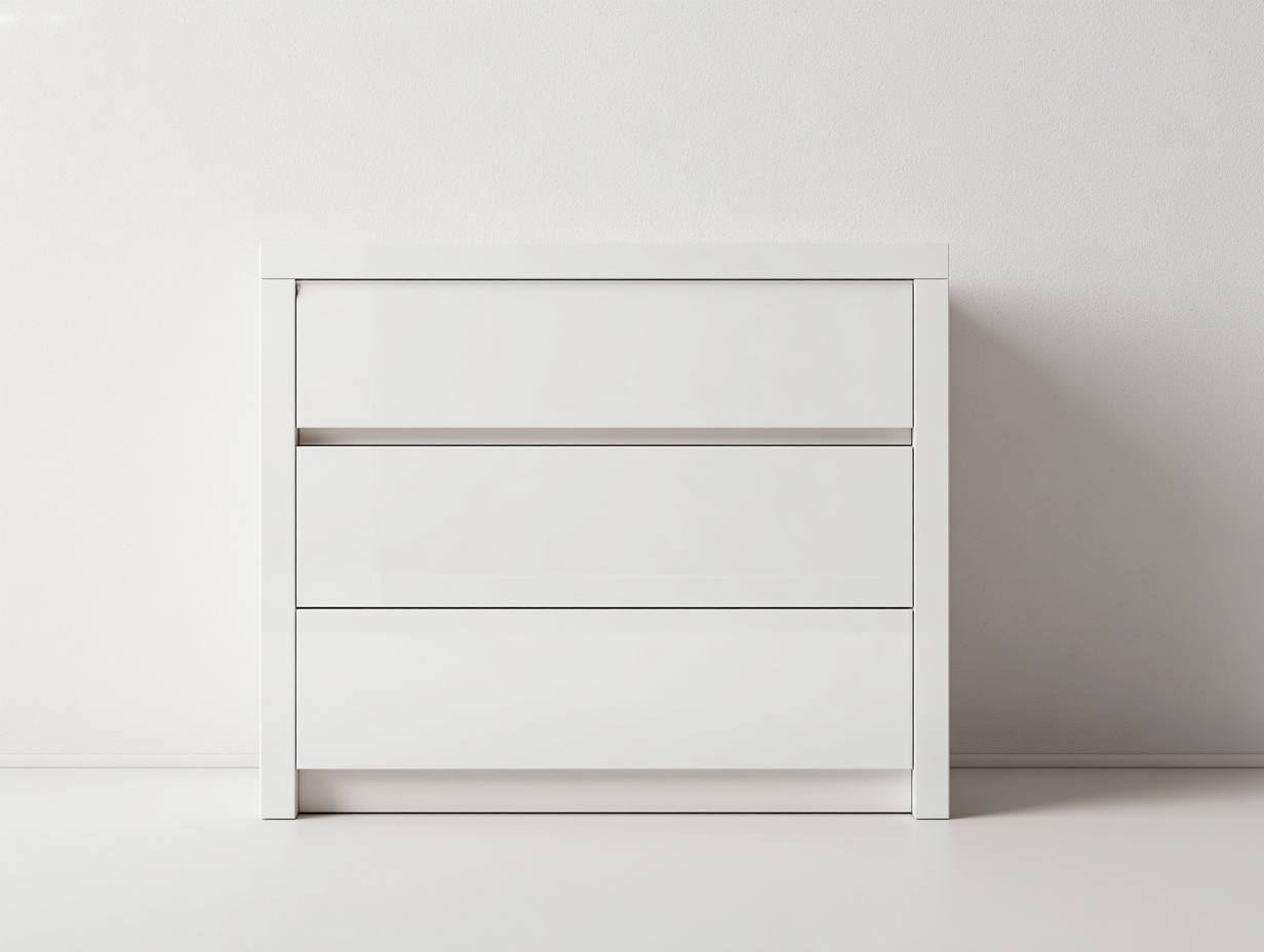 Cómodas madera 85x45x90 cm - Blanco - Estilo contemporáneo-Hasoljahome