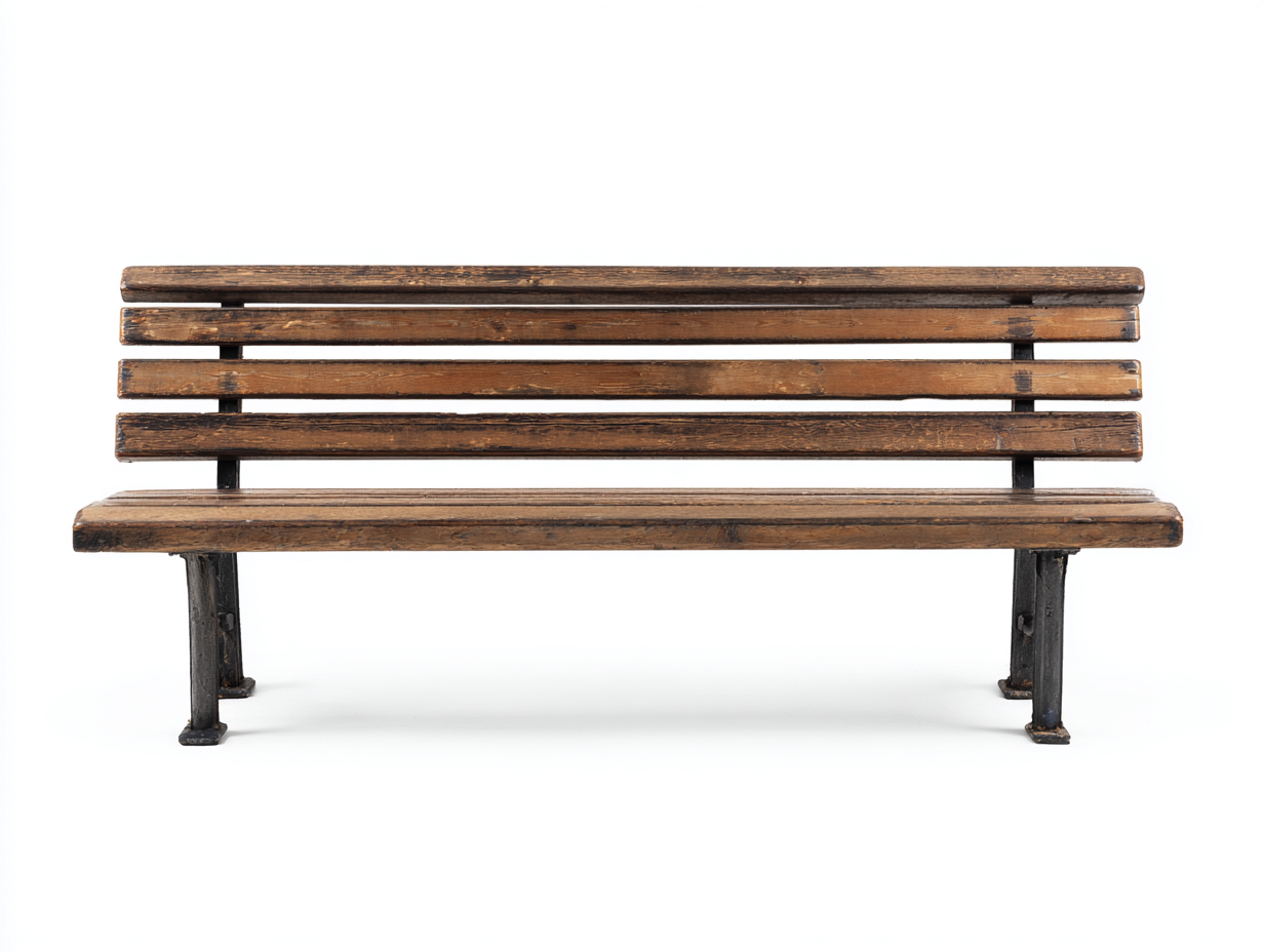Bancos de jardín de madera y metal 150x58x82 cm marrón - diseño rústico con respaldo-Milaiohouse