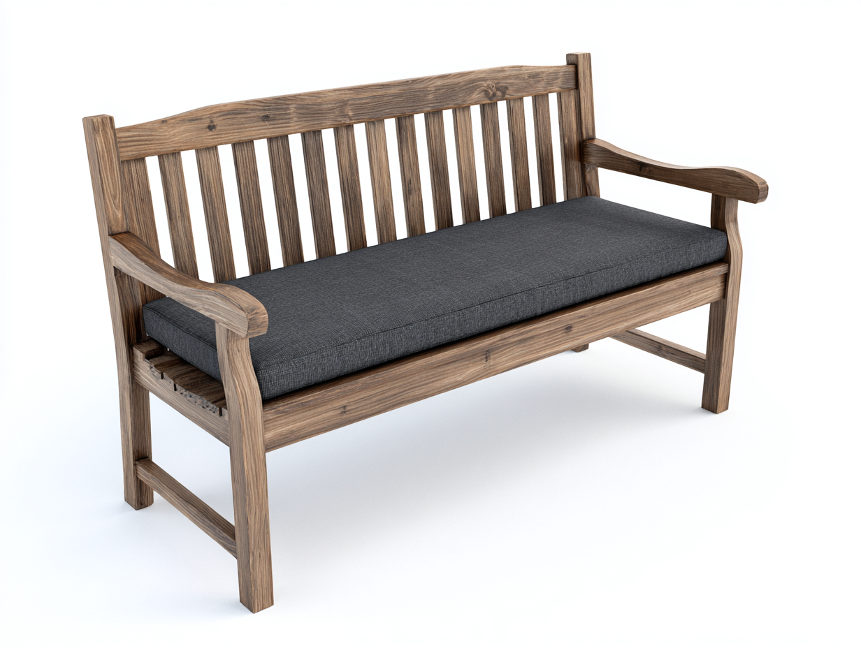 Bancos de jardín de madera 128x58x86 cm marrón - diseño clásico con respaldo-Milaiohouse