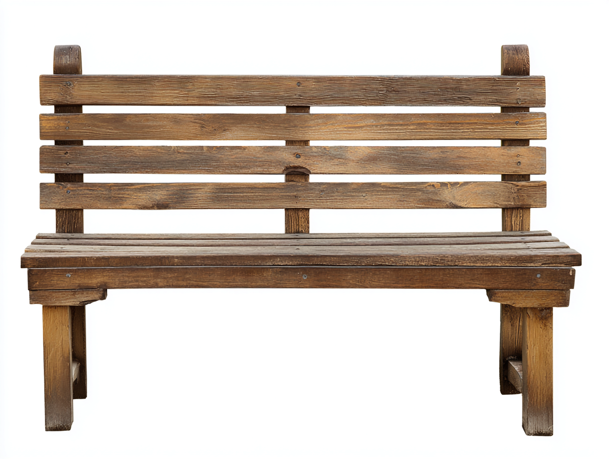 Bancos de jardín de madera 145x62x88 cm marrón - diseño rústico con respaldo-Milaiohouse