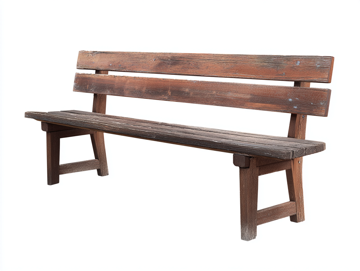 Bancos de jardín de madera maciza 155x55x85 cm - Marrón - Diseño rústico-Milaiohouse