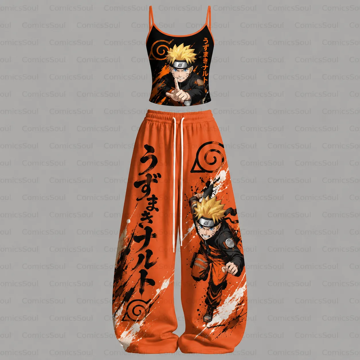 Women NARUTO two piece set