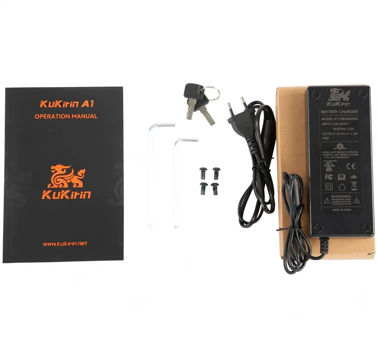 KuKirin A1 800W Elektroroller für den Stadtverkehr und leichte Offroad-Abenteuer, 45 km/h Höchstgeschwindigkeit, 45 km Reichweiteed, 45Km Range