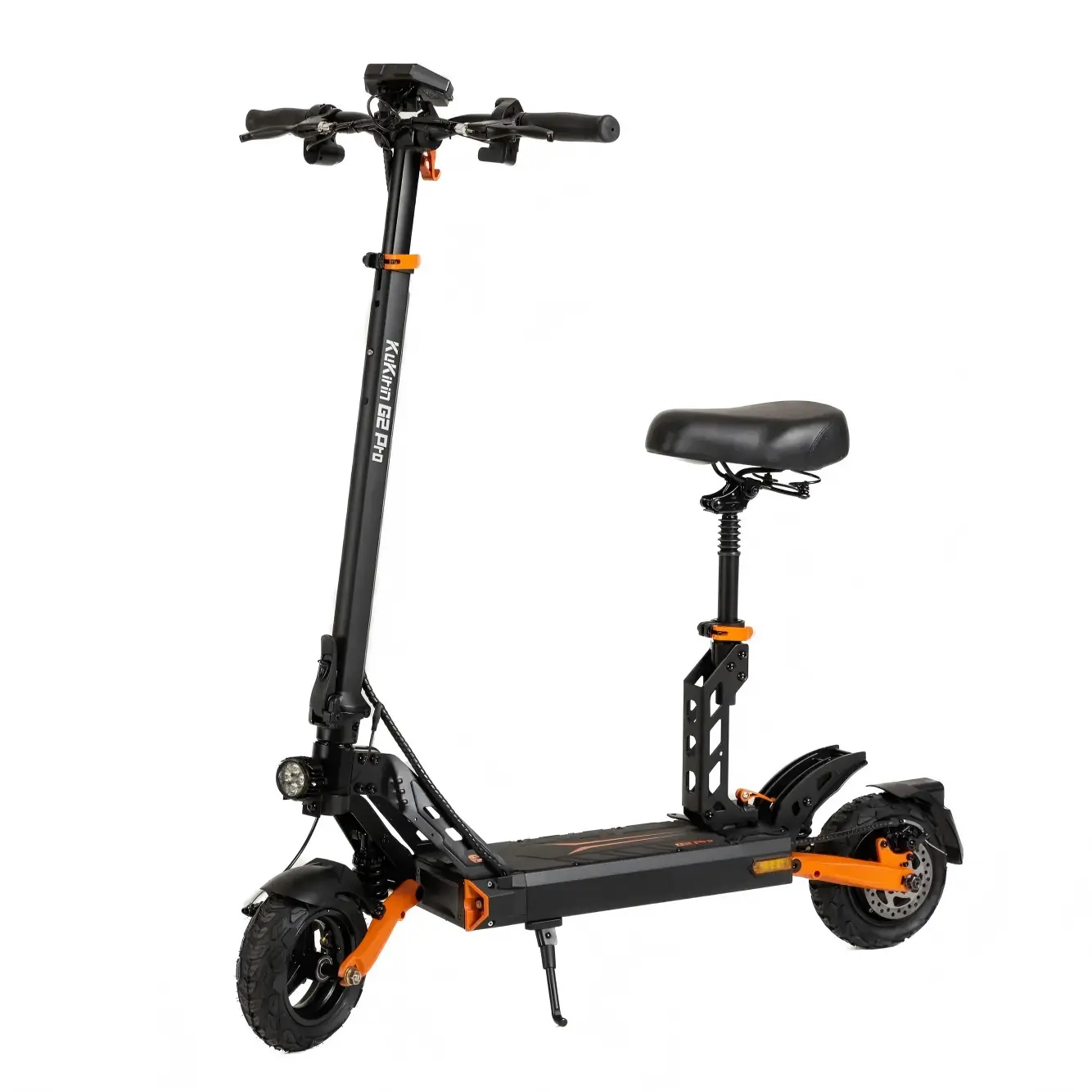 KuKirin G2 Pro Elektroroller mit Sitz für komfortables Pendeln 600W Leistung Maximale Geschwindigkeit 45 km/h 55 km Reichweite, faltbar