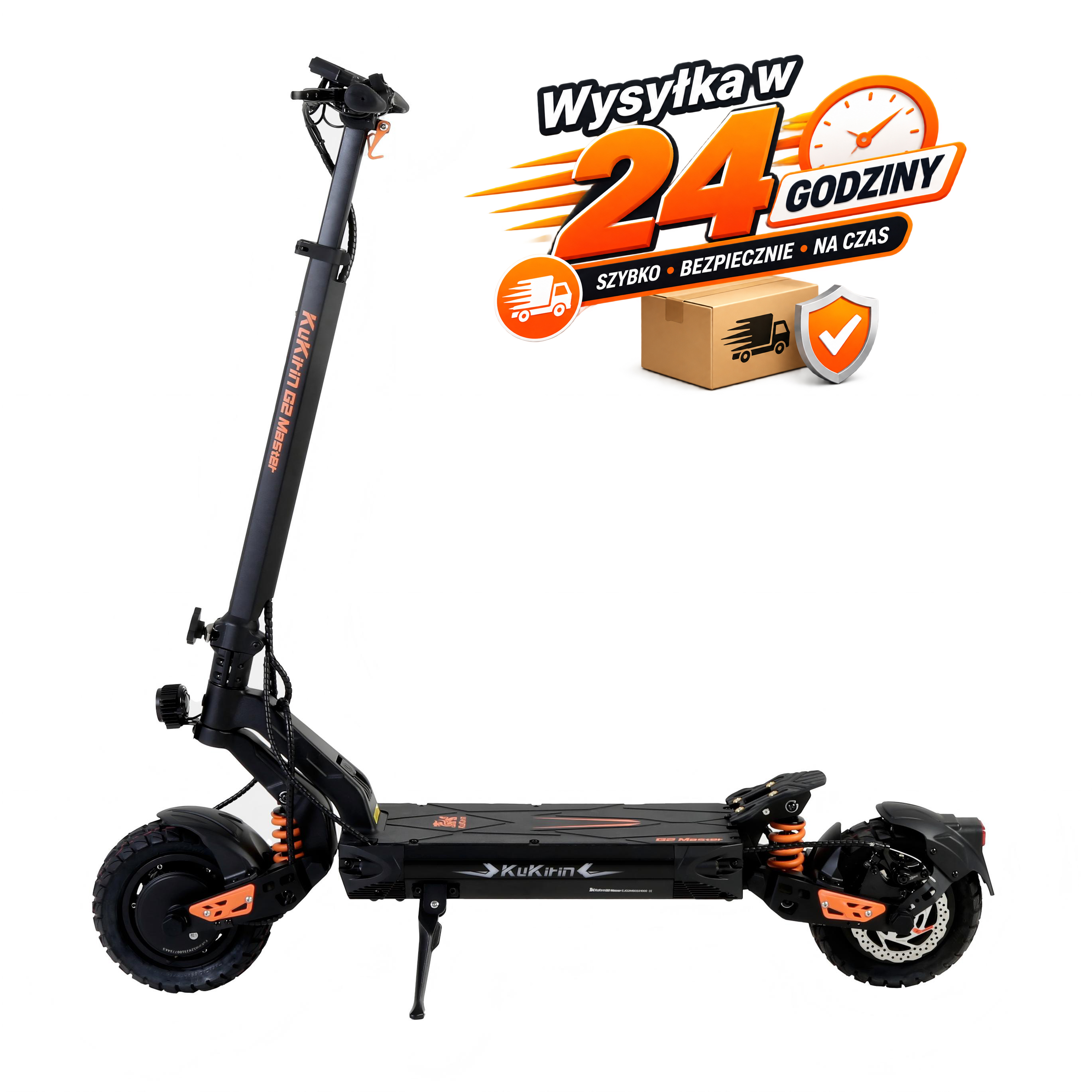 KuKirin G2 Master Hulajnoga Elektryczna Prędkość Maksymalna 60km/h  Zasięg 70km Silnik 1000W*2