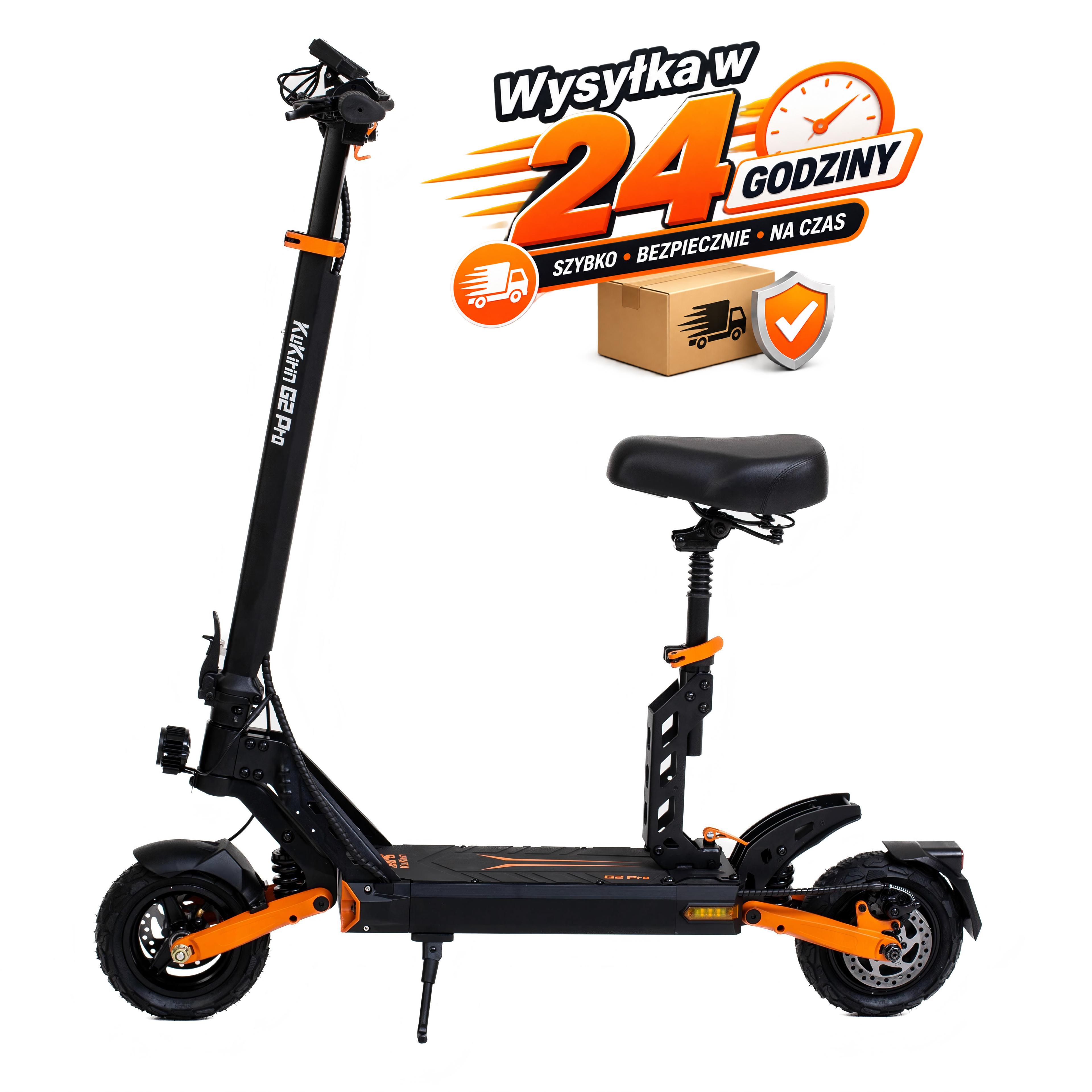 KuKirin G2 Pro Hulajnoga Elektryczna  Prędkość Maksymalna 45km/h  Zasięg 55km  Silnik 600W