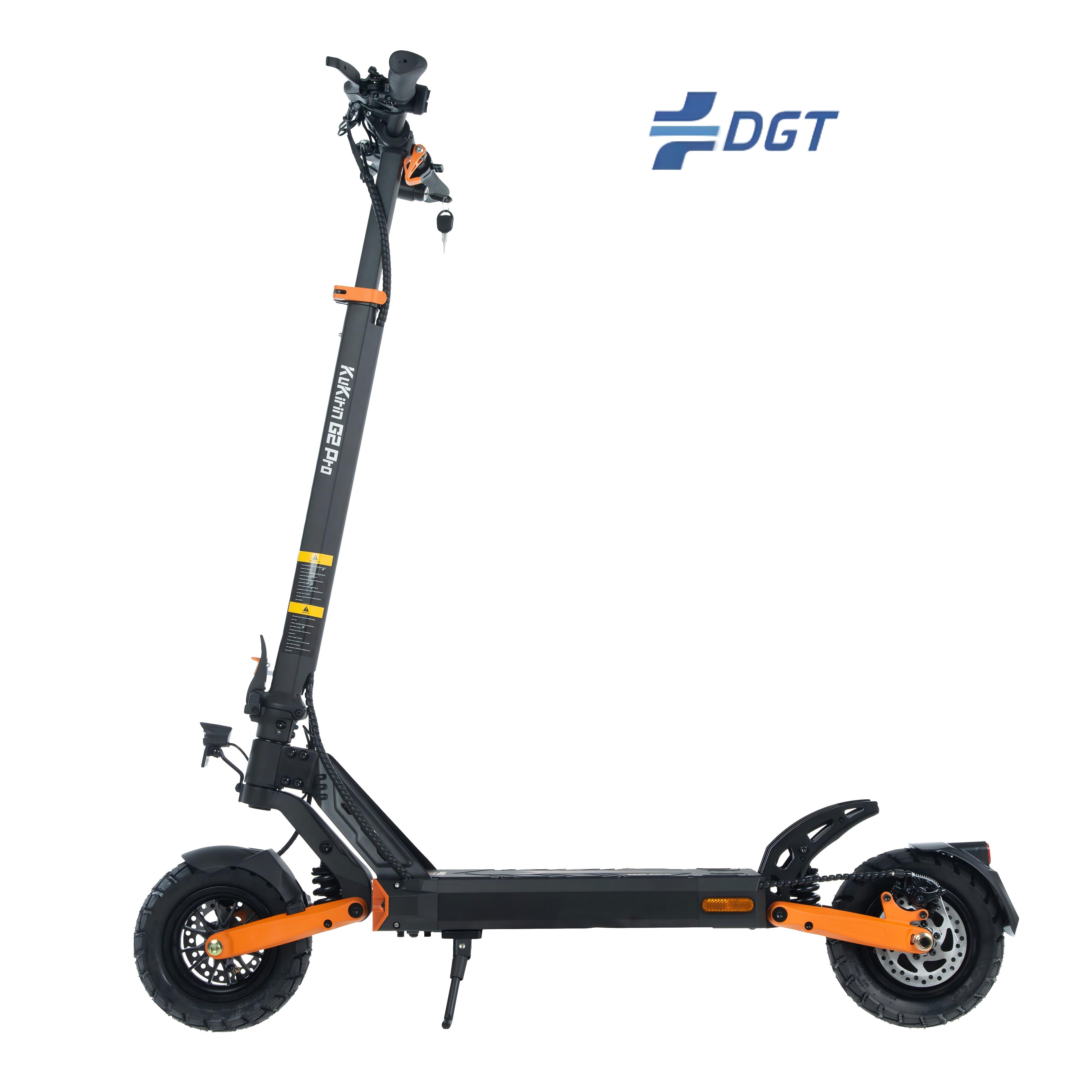 KuKirin G2 Pro VMP Trotinetă electrică Baterie de 48V 15.6Ah  Viteză maximă de 25km/h  Autonomie maximă de 65km  Motor puternic de 500W