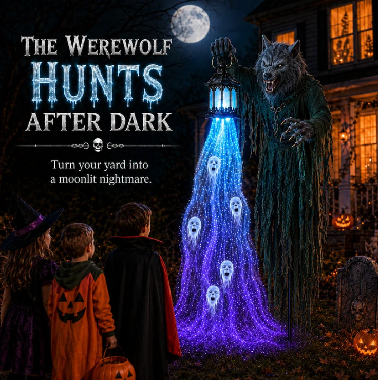 🎁 Today Only: 50% OFF 🎁Animated Halloween Soul Harvester Garden Light Collection💀