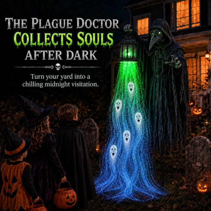 🎁 Today Only: 50% OFF 🎁Animated Halloween Soul Harvester Garden Light Collection💀