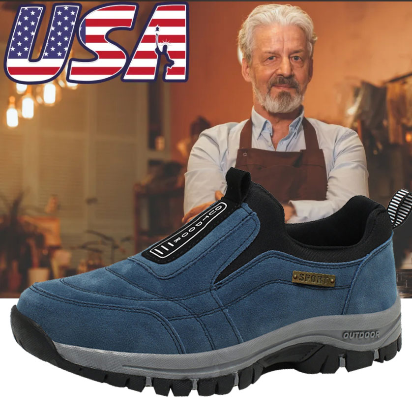 Last day 70% off 🔥⏱️Christmas sale⏱️🔥Men's orthopedic hiking shoes/mountaineering shoes