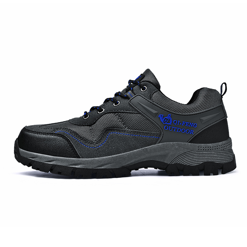 Men's Comfy Lightweight Waterproof Breathable Hiking Shoes Orthopedic Support Sneakers for Foot Pain