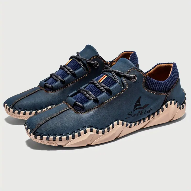 🔥On This Week Sale 70% OFF🔥Men's Handmade Leather Orthopedic Shoes - Improve Posture and Get Rid of Painless Walking & Driving