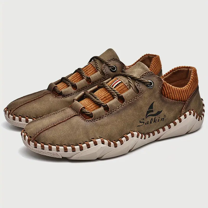 🔥On This Week Sale 70% OFF🔥Men's Handmade Leather Orthopedic Shoes - Improve Posture and Get Rid of Painless Walking & Driving