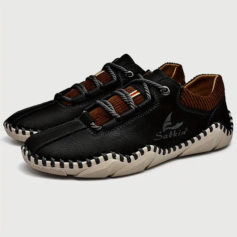 🔥On This Week Sale 70% OFF🔥Men's Handmade Leather Orthopedic Shoes - Improve Posture and Get Rid of Painless Walking & Driving