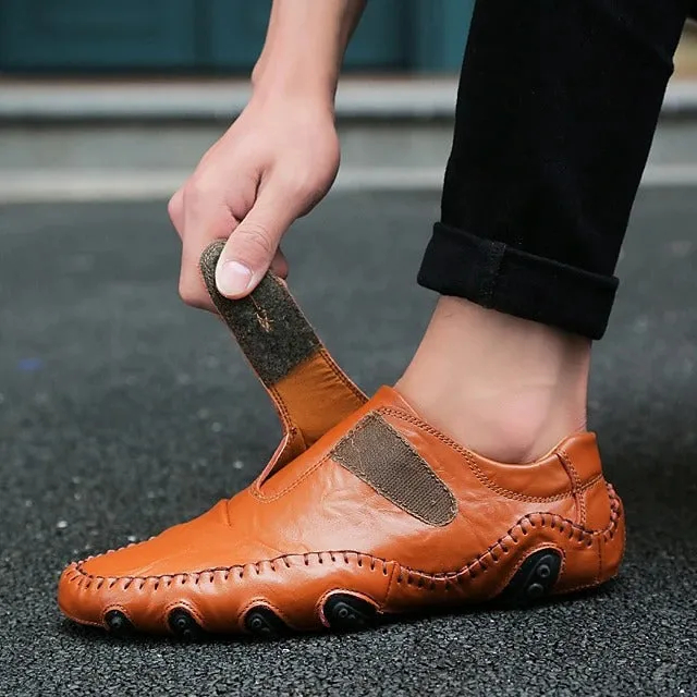 Last day for 50% off 🔥⏱️Christmas Sale⏱️🔥Men's genuine calfskin slip-on loafers