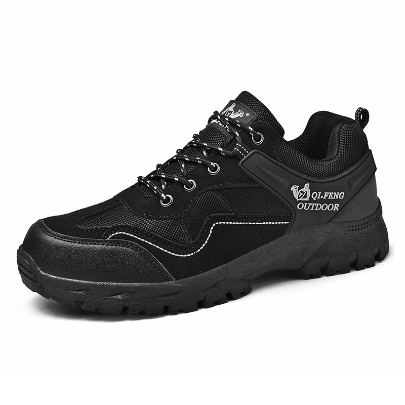 Men's Comfy Lightweight Waterproof Breathable Hiking Shoes Orthopedic Support Sneakers for Foot Pain
