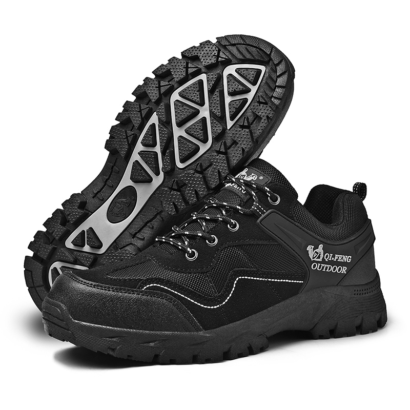 Men's Comfy Lightweight Waterproof Breathable Hiking Shoes Orthopedic Support Sneakers for Foot Pain