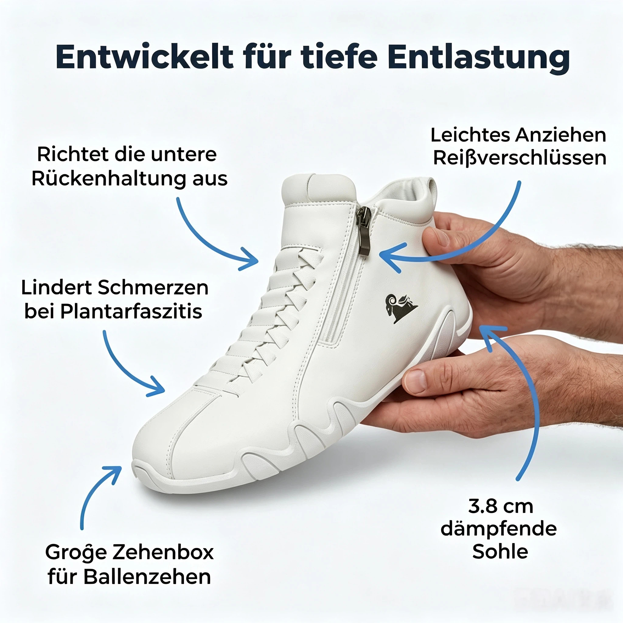 Atmungsaktive orthopädische Heiperlye™ – Ultimativer Komfort bei jedem Schritt