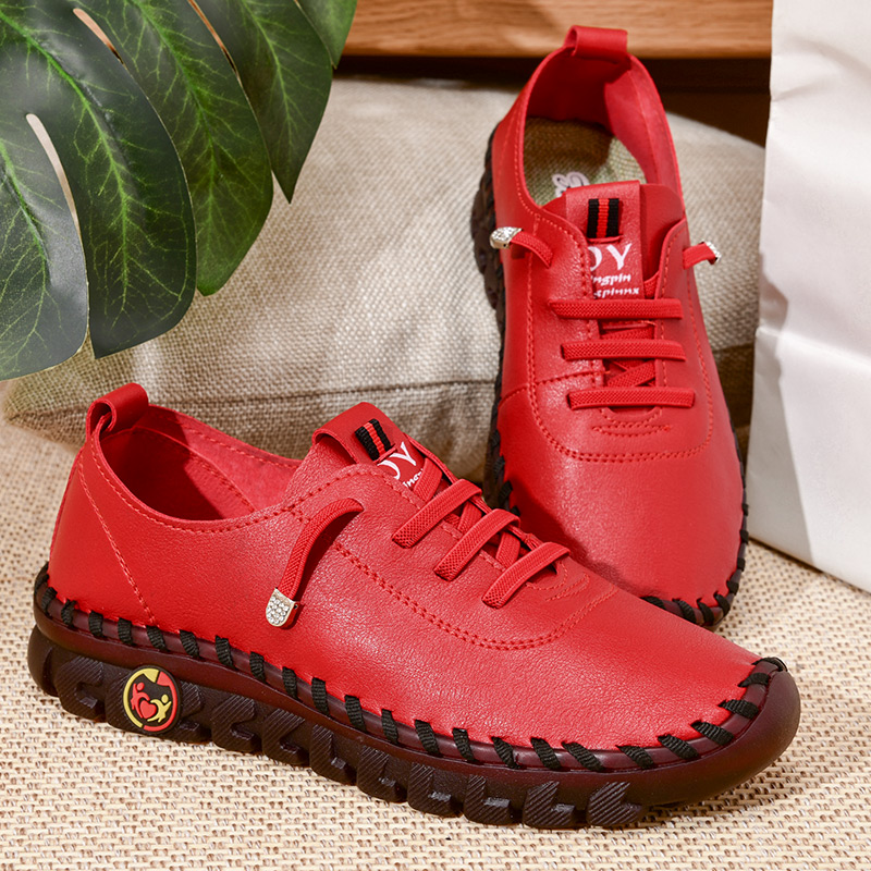 Women's Calfskin Leather Walking Shoes – Ultra Comfortable