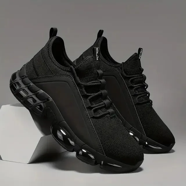 Leichte atmungsaktive Herren-Laufschuhe mit niedrigem Schaft