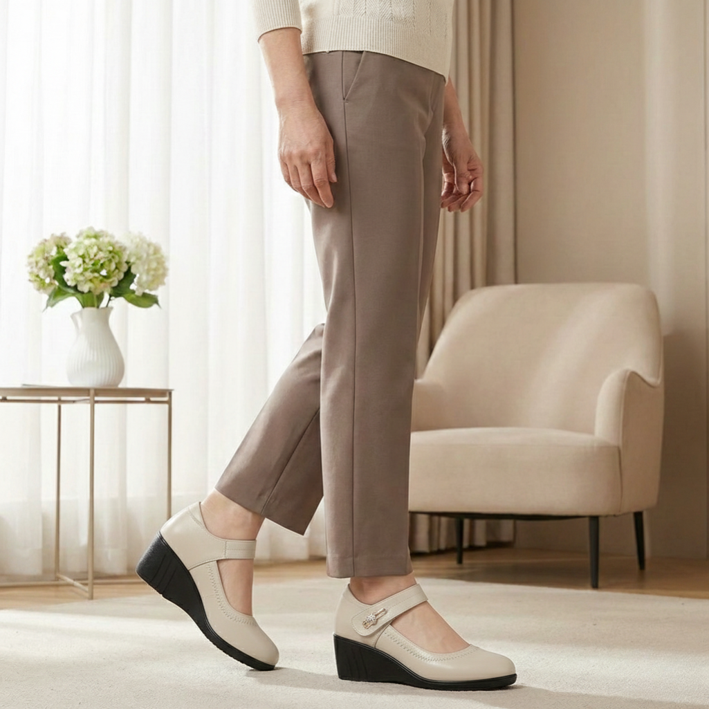 Leyni™ – Elegante, Bequeme Schuhe mit Mittelhohen Absätzen