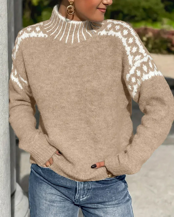 Fleecin™ - Entspannter & Warmer Strickpullover