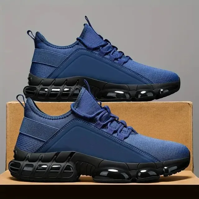 Leichte atmungsaktive Herren-Laufschuhe mit niedrigem Schaft