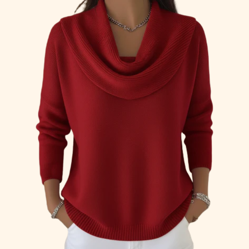 Agda™ – Weicher und Stilvoller Langarmpullover
