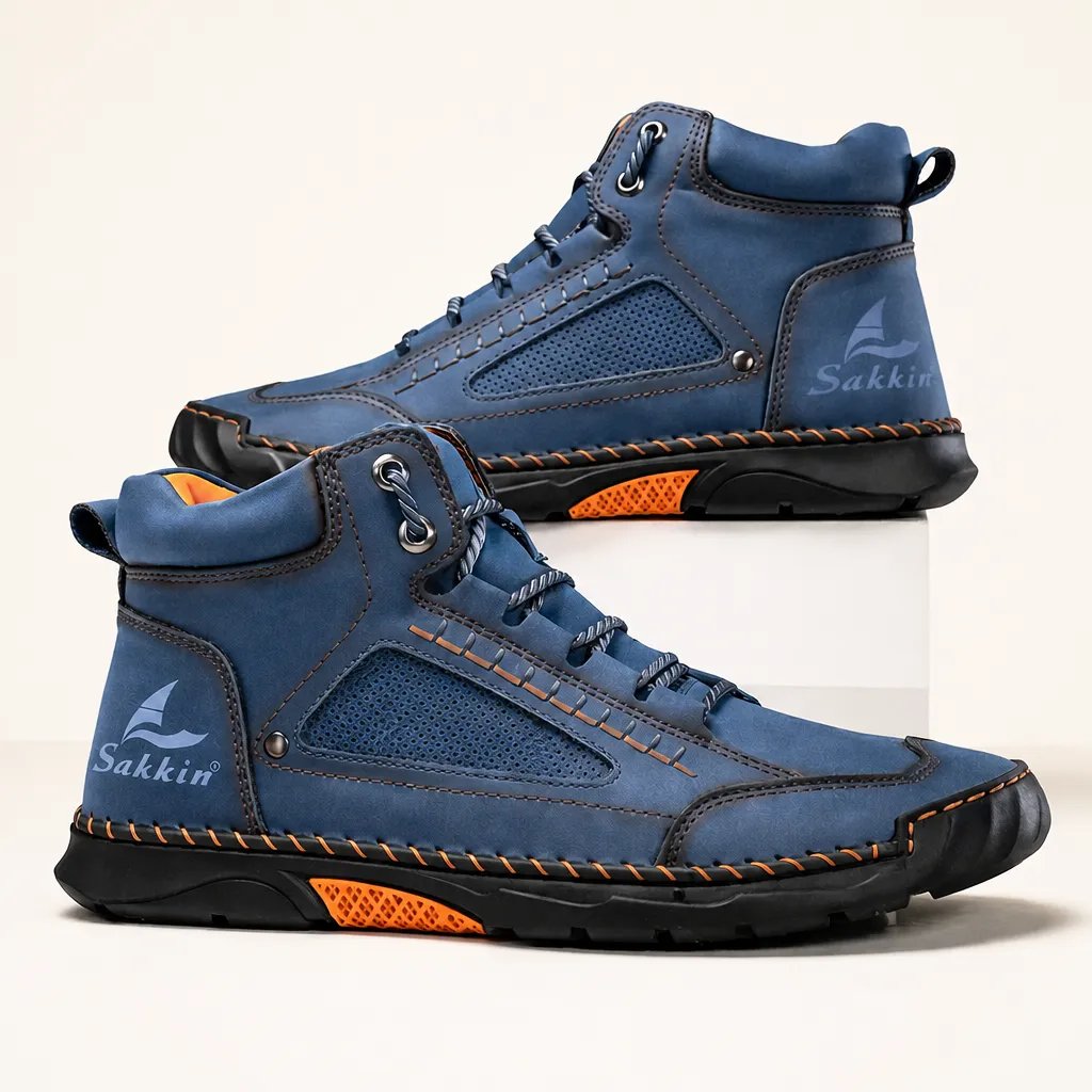 Robuste Outdoor-Stiefel für Herren mit orthopädischer Unterstützung
