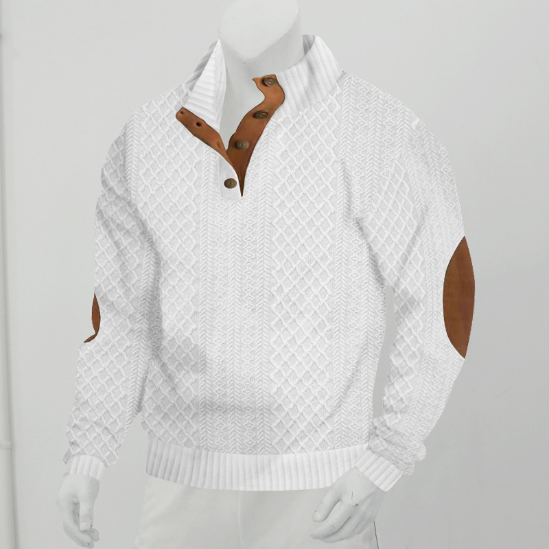 Herren Langarm-Kaschmir-Sportpullover