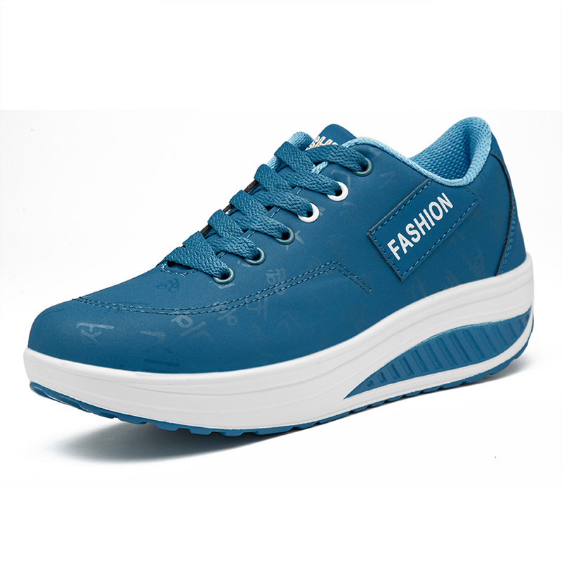 Heiperlye™ Damen Freizeitschuhe Herbst/Winter – Atmungsaktive Plateausneaker mit Keilabsatz & Schnürung